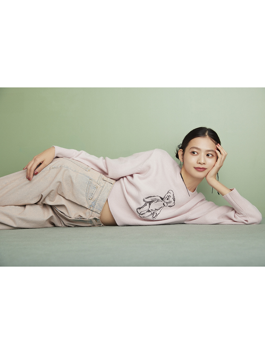 新垣結衣さん着用】【WEB限定00サイズあり】2wayタックワイドデニム