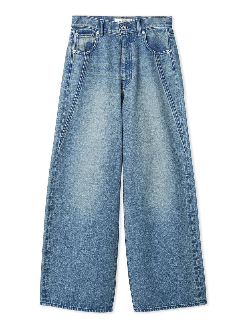 Organic Cotton Denim タックワイドパンツ （デニムパンツ