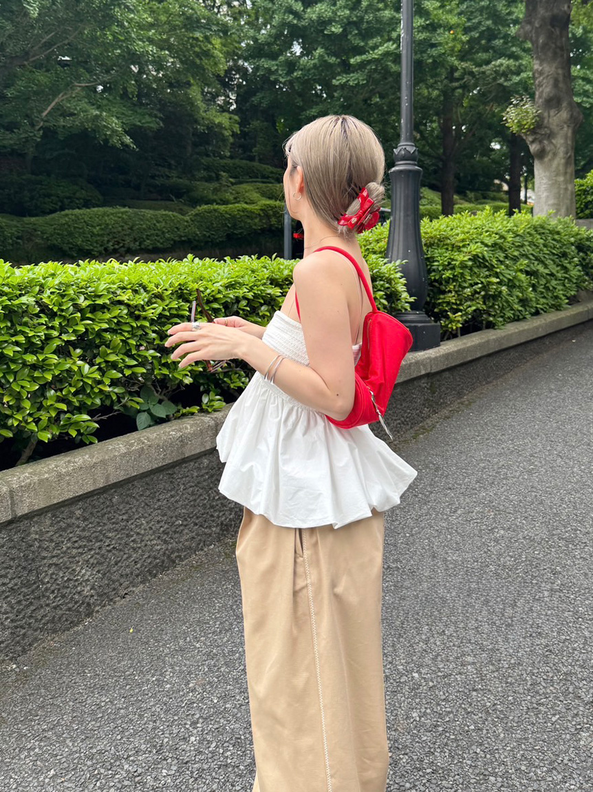 ※最終値下げ！【LILY BROWN Dickies】タックバギーパンツ LILY BROWN Dickies】タックバギーパンツ(ロングパンツ)｜パンツ