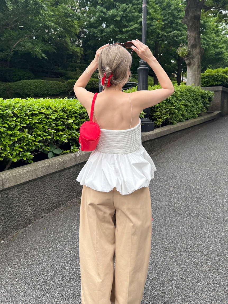 ※最終値下げ！【LILY BROWN Dickies】タックバギーパンツ LILY BROWN Dickies】タックバギーパンツ(ロングパンツ)｜パンツ