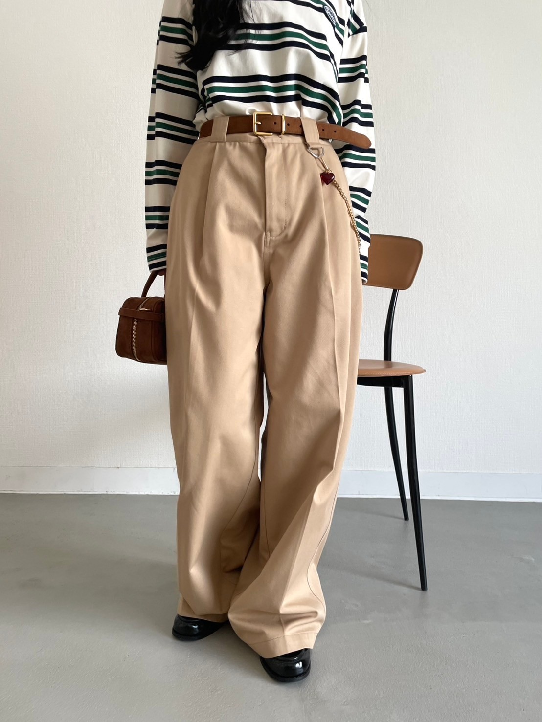 LILY BROWN Dickies】タックバギーパンツ(ロングパンツ)｜パンツ