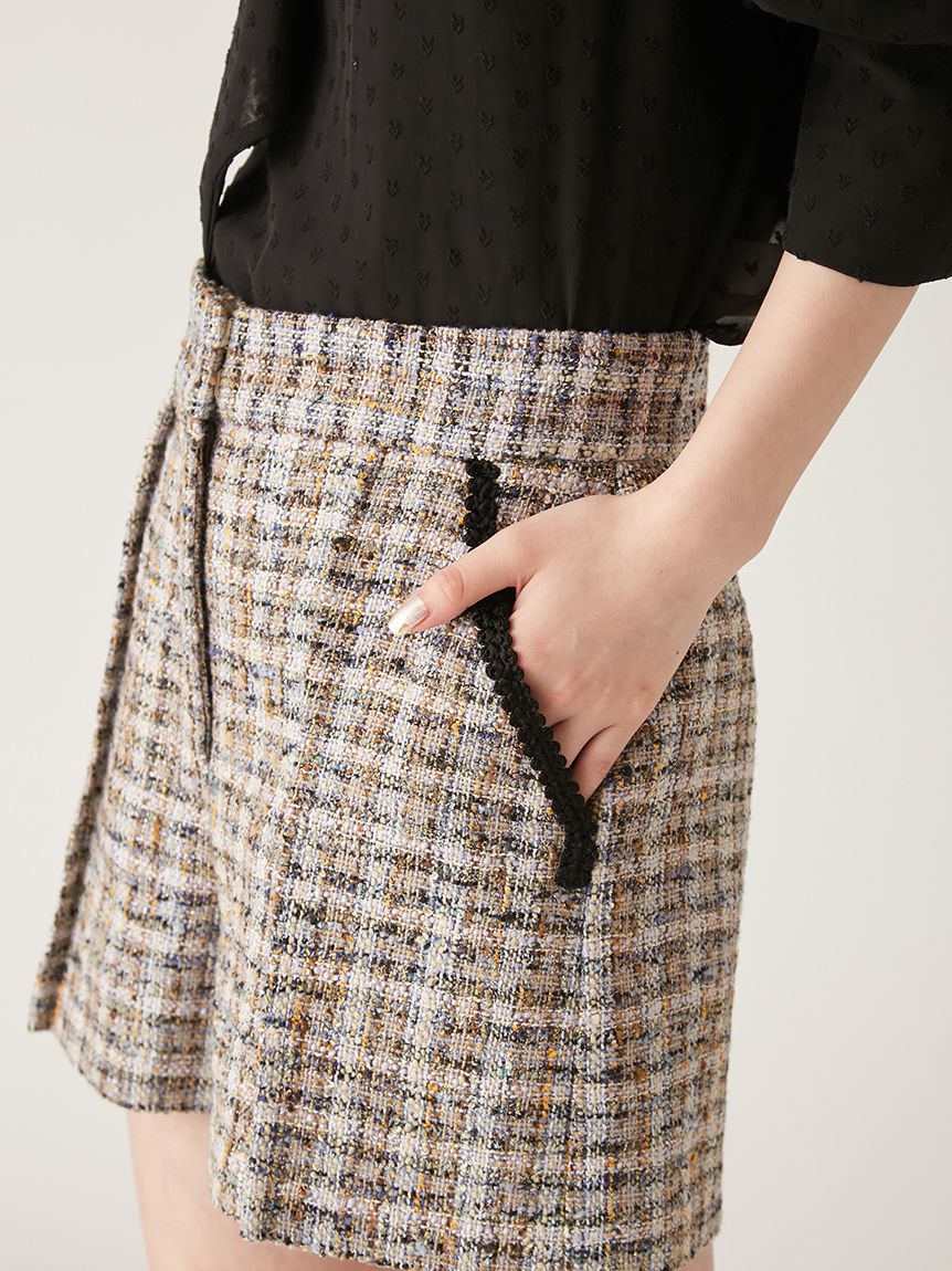 ツイードショートパンツ(ショートパンツ)｜パンツ｜LILY BROWN