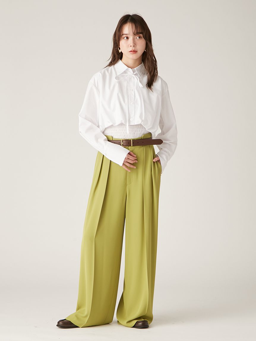 B02087 リリーブラウン Lily Brown ステッチストレートパンツ B02087 リリーブラウン Lily Brown ステッチストレートパンツ