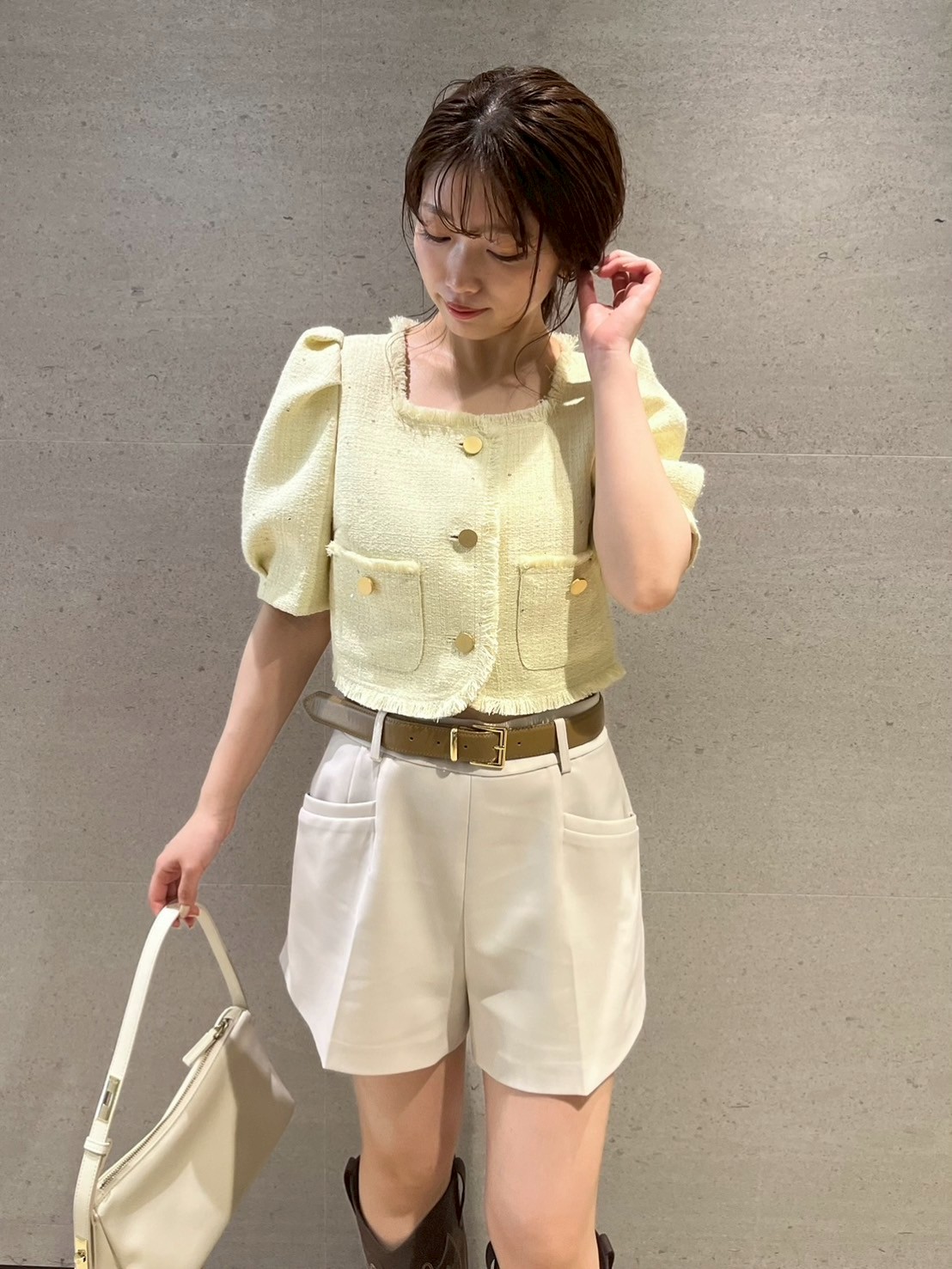 オンライン完売色 未使用タグ付きLILY BROWN ショートパンツ
