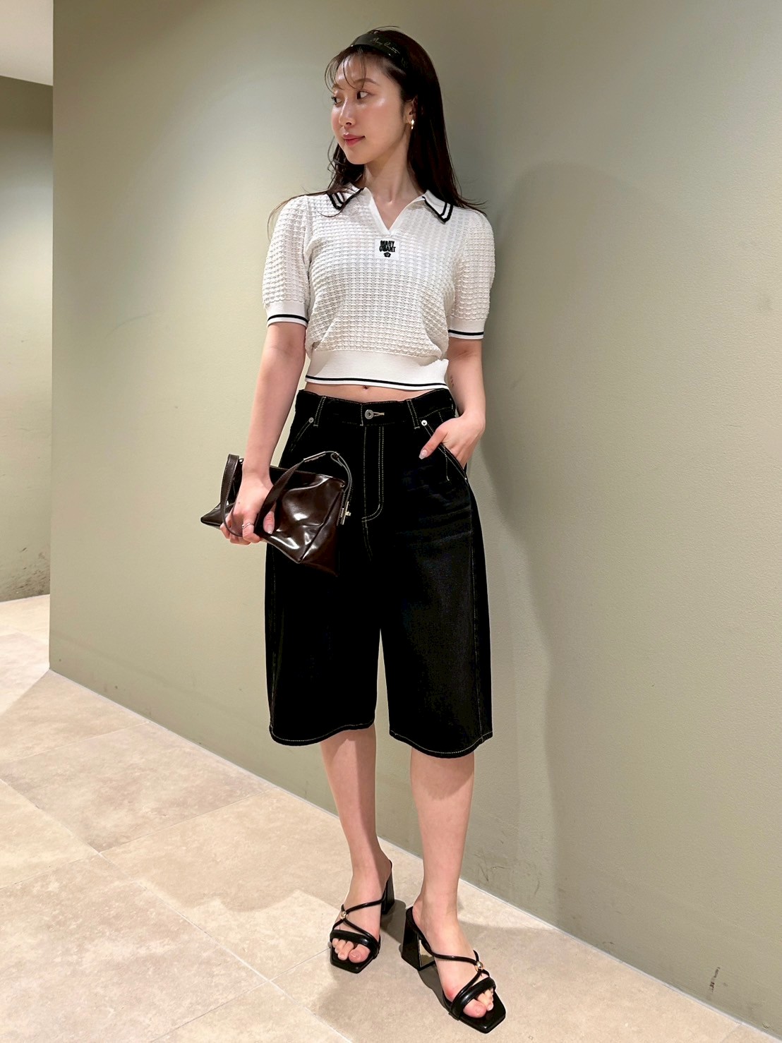 LILY BROWN パンツ 「Dickies×LILYBROWN」ベルテッドトチノ
