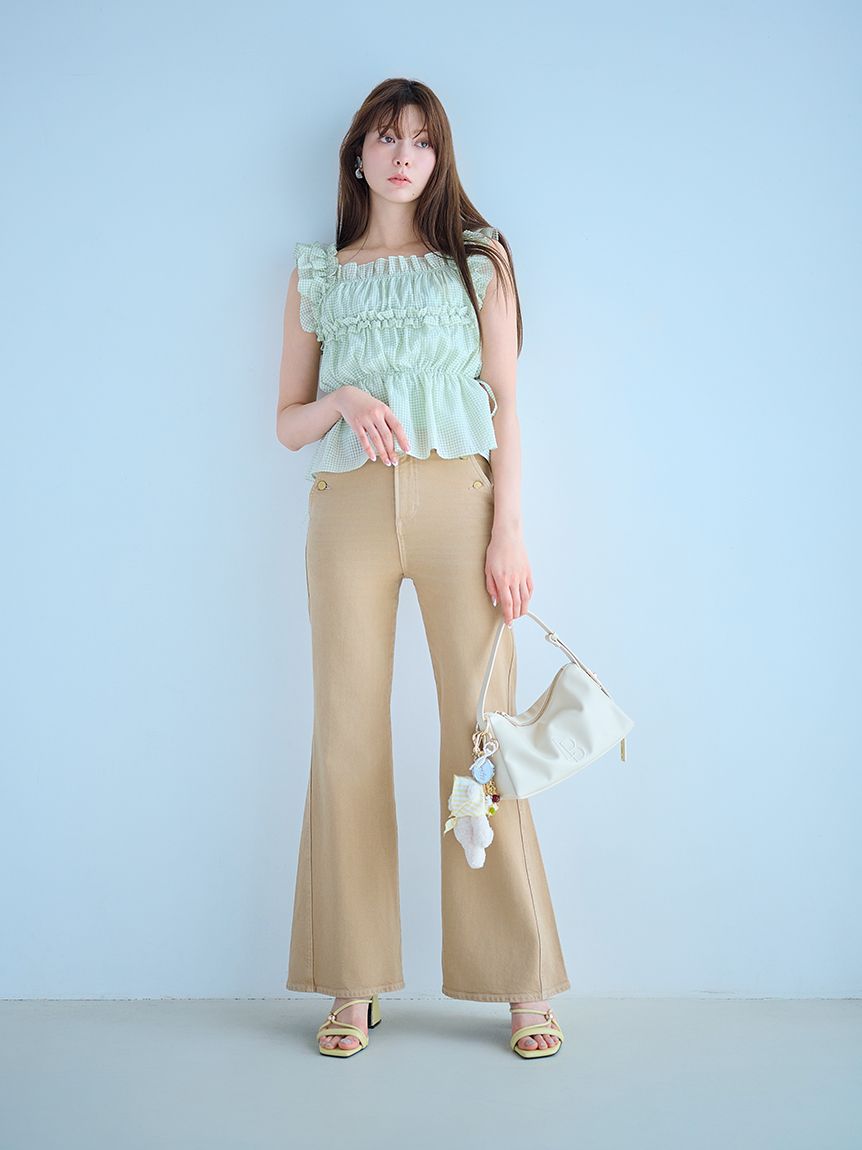 リリーブラウン LILY BROWN 【WEB限定00サイズ】ストレッチ