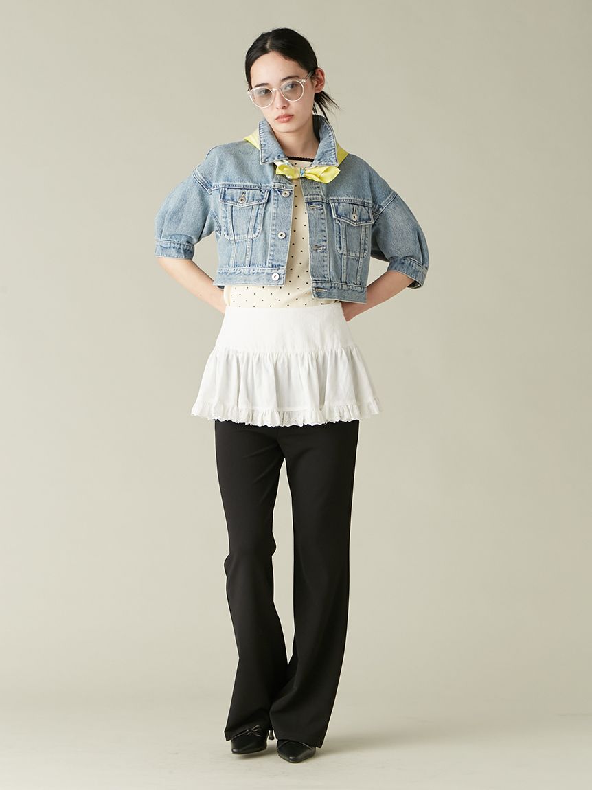 レイヤードフレアパンツ(ロングパンツ)｜パンツ｜LILY BROWN（リリー