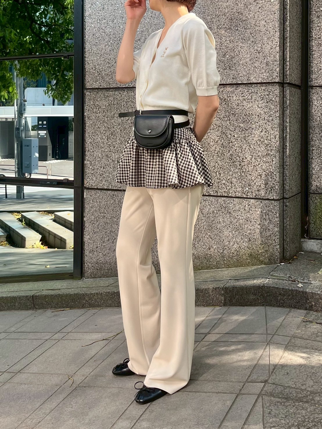 レイヤードフレアパンツ(ロングパンツ)｜パンツ｜LILY BROWN（リリー