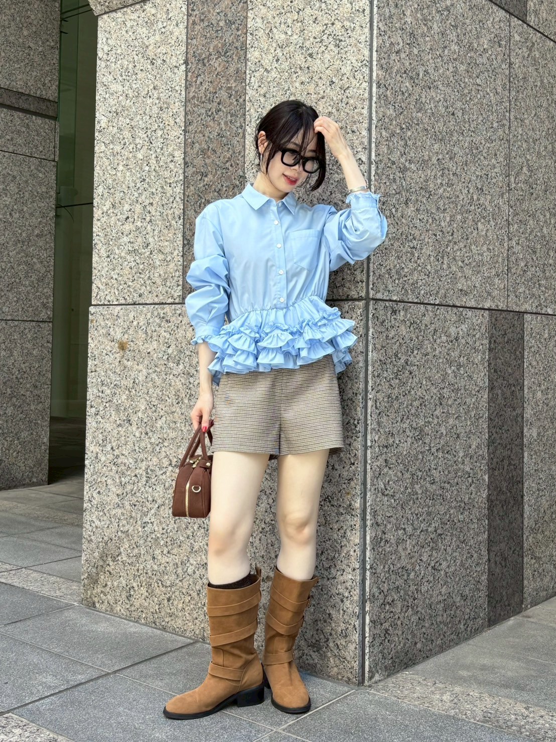 ミニマルショートパンツ(Hearts2Hearts着用)(ショートパンツ)｜パンツ