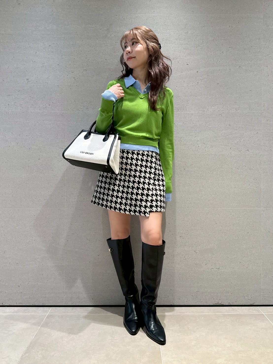 WEB限定サイズ2】ロービングチェックスカショーパン(スカート