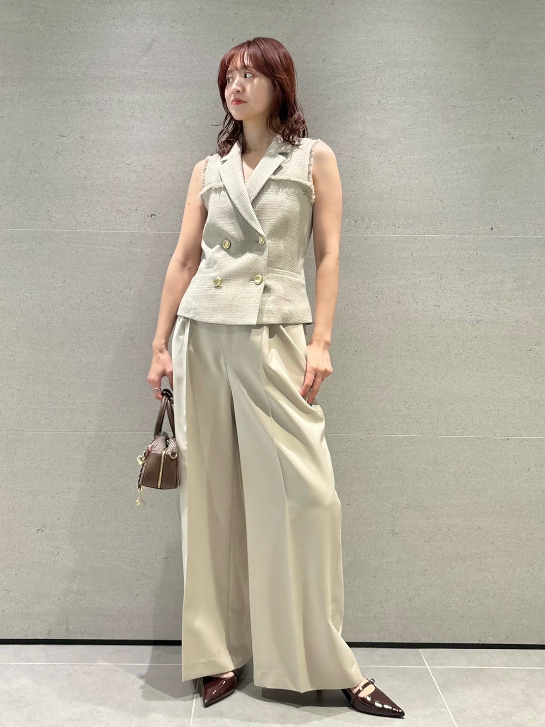 アシメデザインワイドパンツ(ロングパンツ)｜パンツ｜LILY BROWN