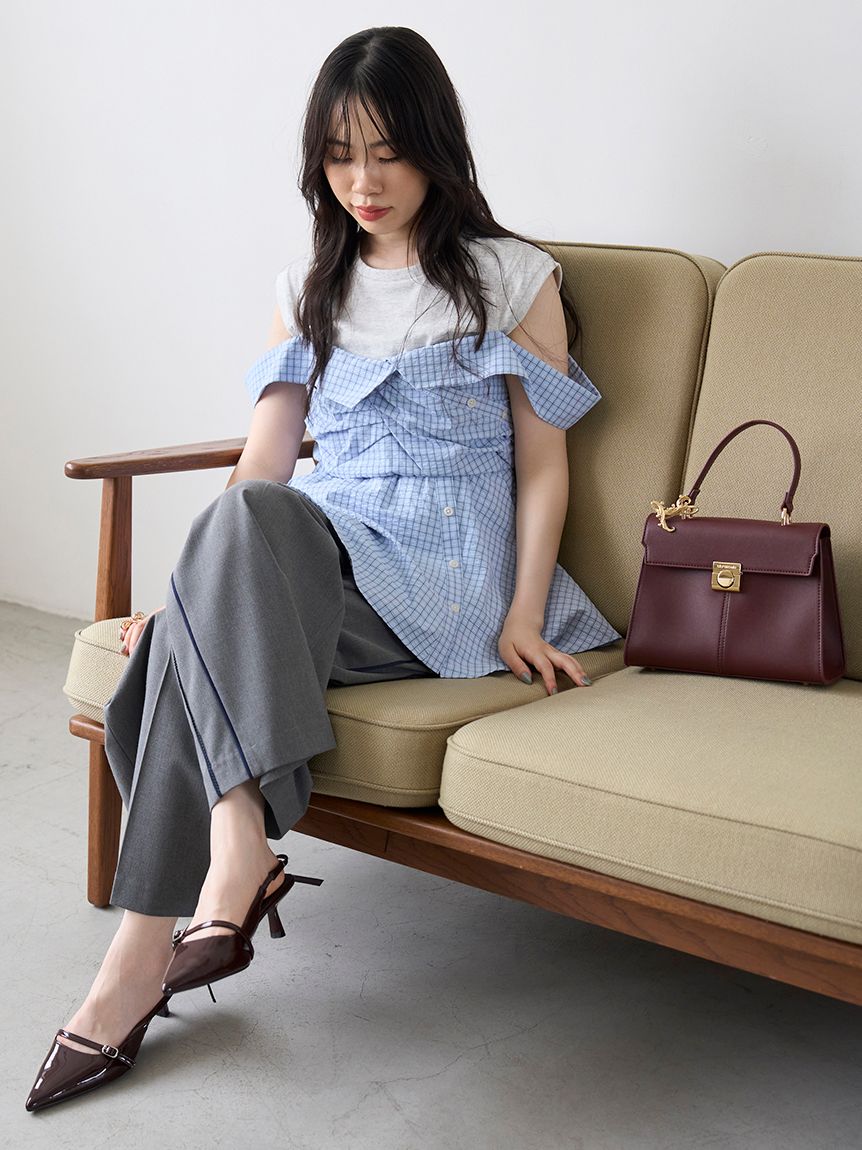 ハートチャームサイドラインパンツ(ロングパンツ)｜パンツ｜LILY BROWN