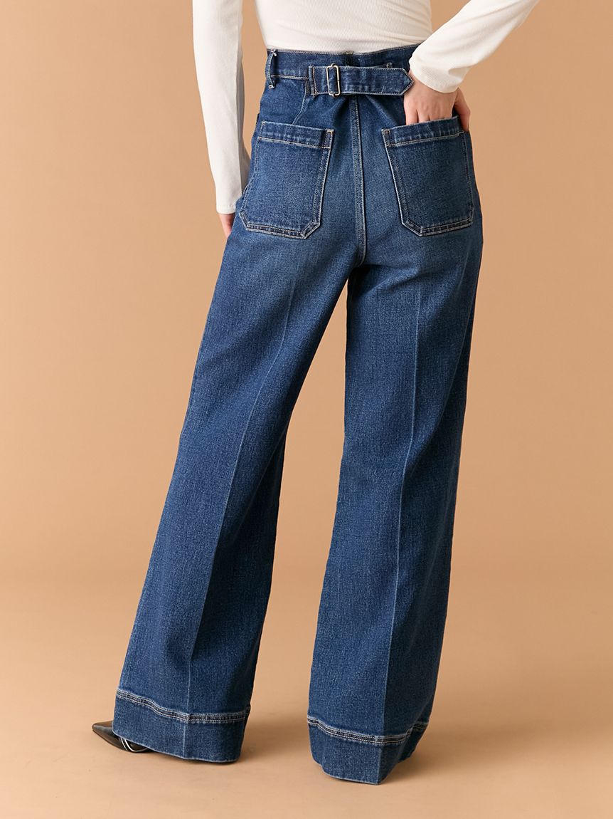 ストレートフレアデニムパンツ(デニムパンツ)｜パンツ｜LILY BROWN