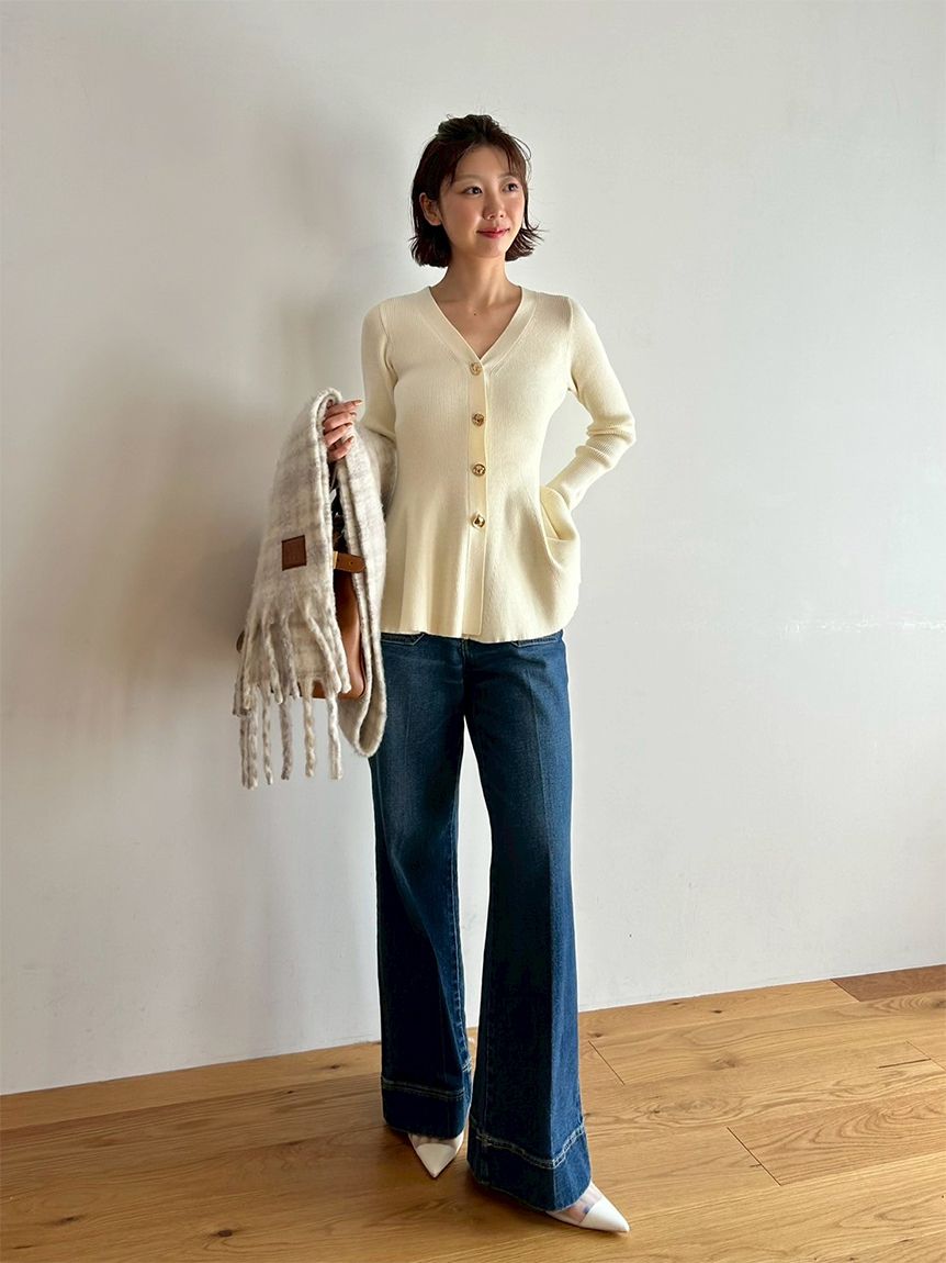 ストレートフレアデニムパンツ(デニムパンツ)｜パンツ｜LILY BROWN