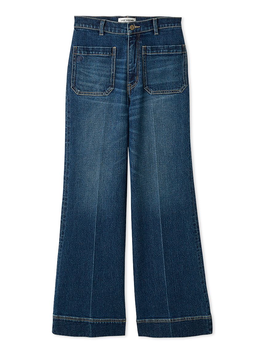 ストレートフレアデニムパンツ(デニムパンツ)｜パンツ｜LILY BROWN
