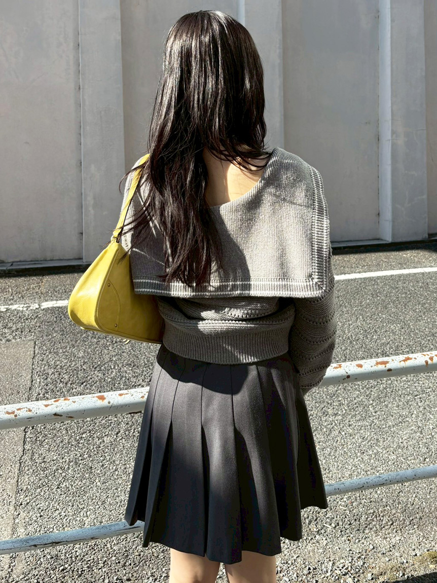 ベルト付きプリーツスカショーパン(スカートパンツ)｜パンツ｜LILY