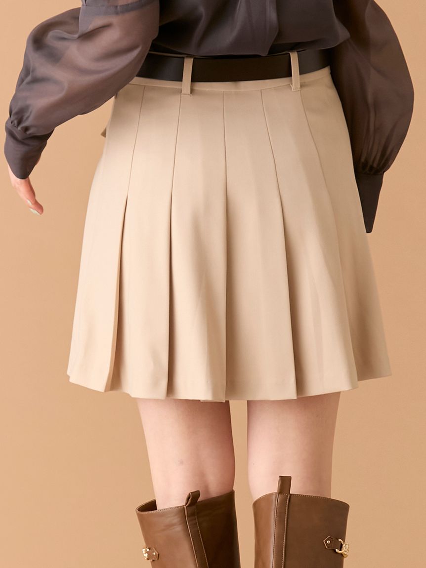 ベルト付きプリーツスカショーパン(Hearts2Hearts着用)(スカートパンツ