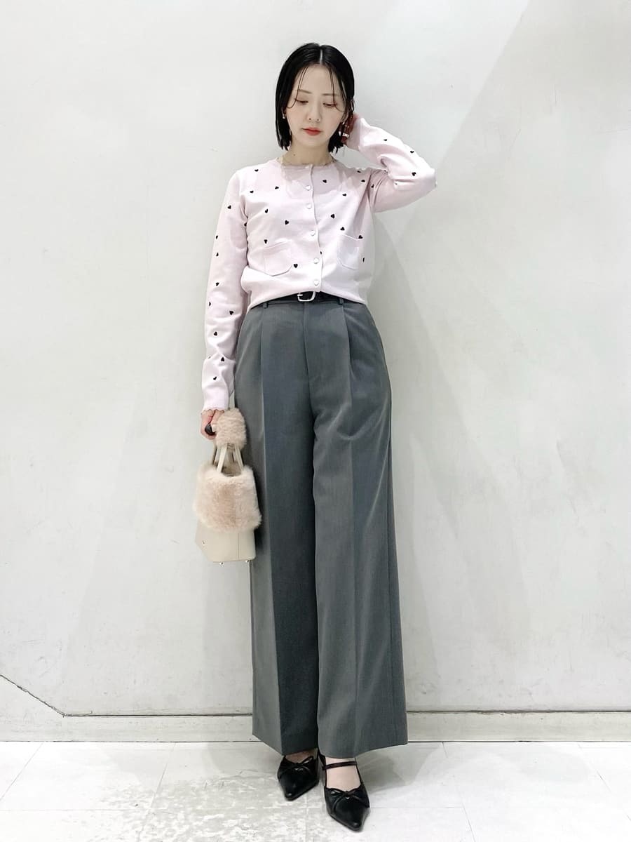 ベルト付きバックスリットパンツ(ロングパンツ)｜パンツ｜LILY BROWN