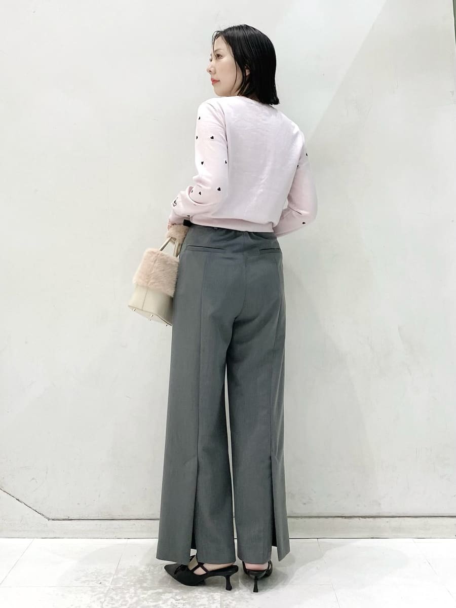 ベルト付きバックスリットパンツ(ロングパンツ)｜パンツ｜LILY BROWN