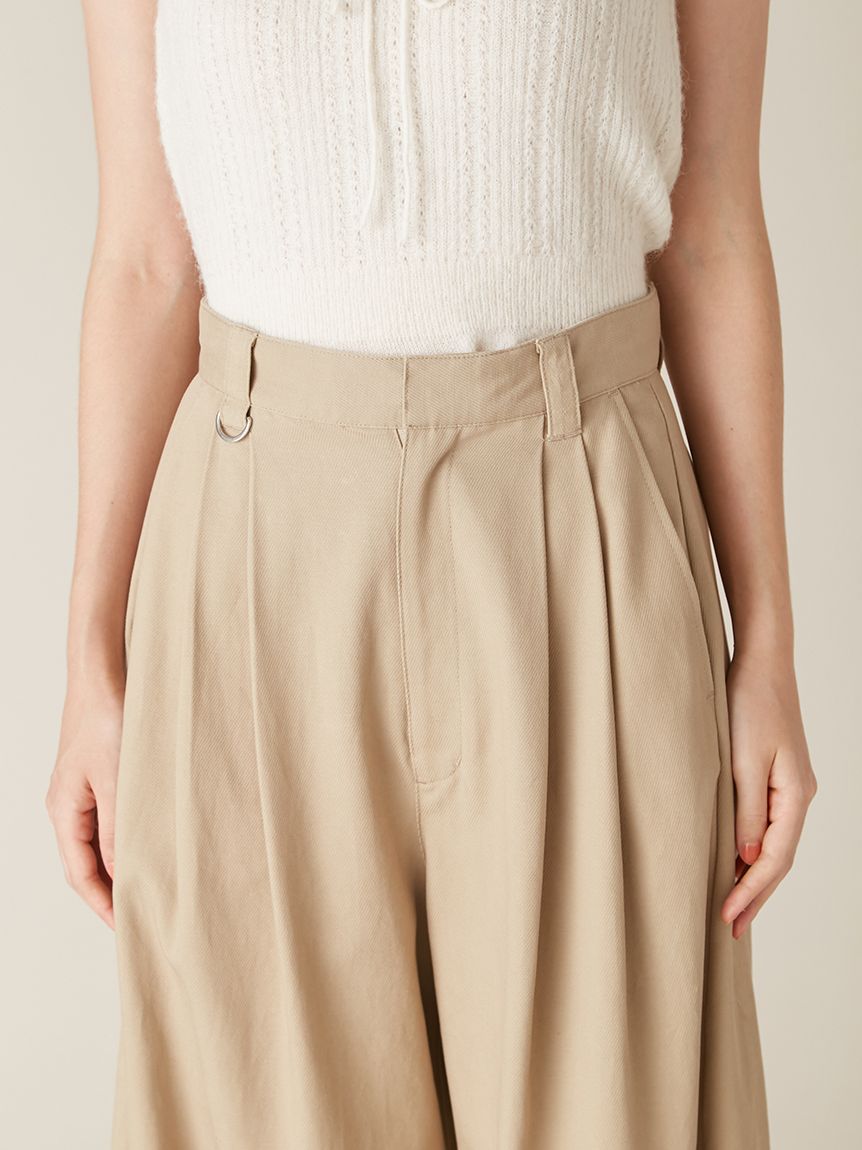 ワイドレッグタックパンツ(ロングパンツ)｜パンツ｜LILY BROWN（リリー