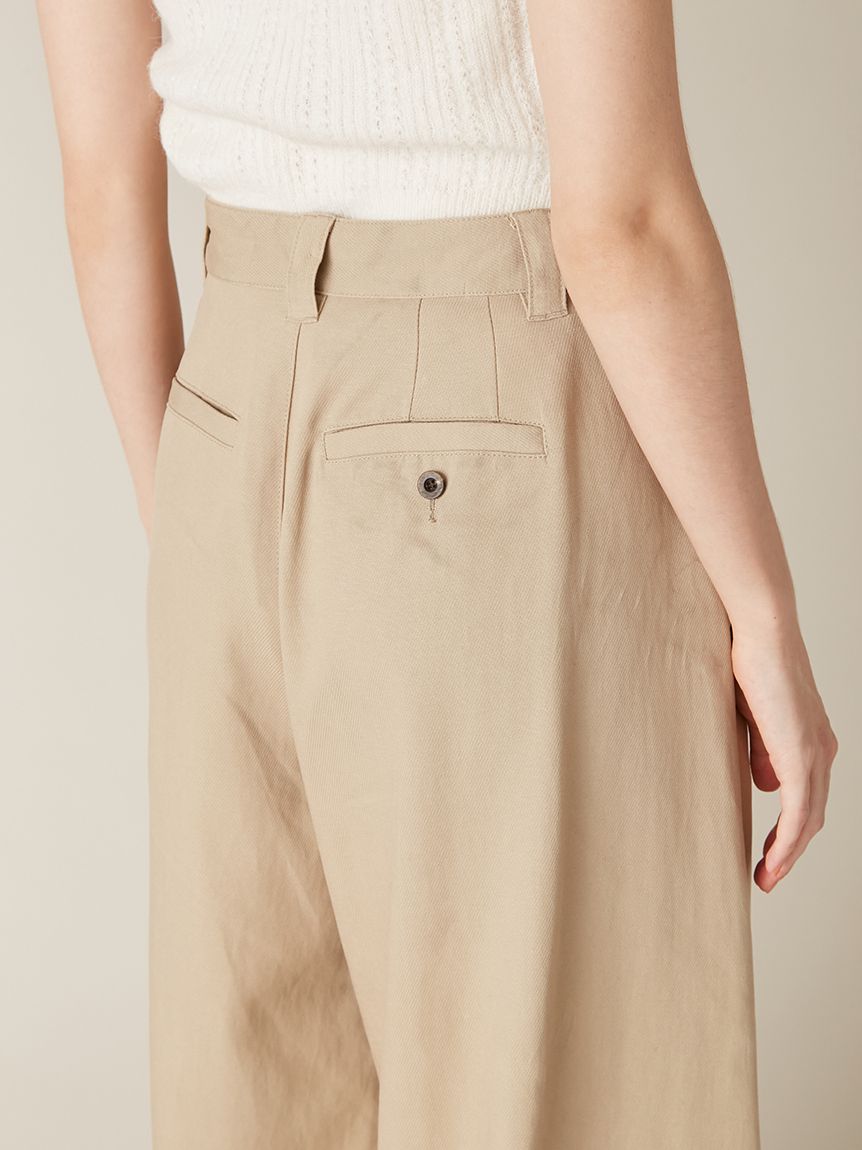 ワイドレッグタックパンツ(ロングパンツ)｜パンツ｜LILY BROWN（リリー