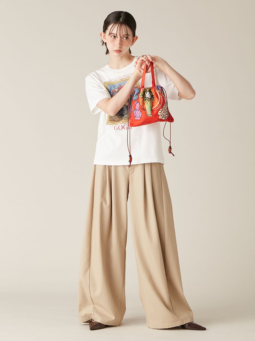 ワイドレッグタックパンツ(ロングパンツ)｜パンツ｜LILY BROWN（リリー