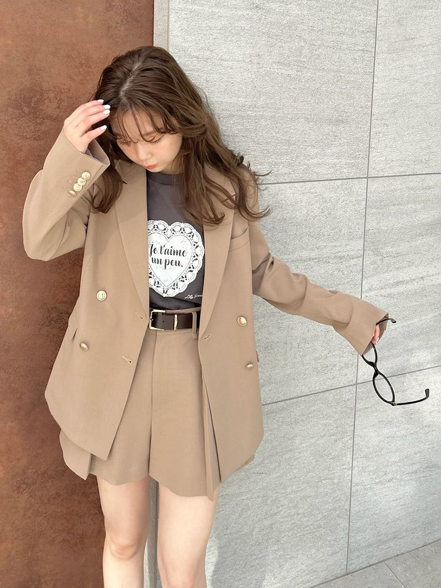 ベルトセットショートパンツ(ショートパンツ)｜パンツ｜LILY BROWN