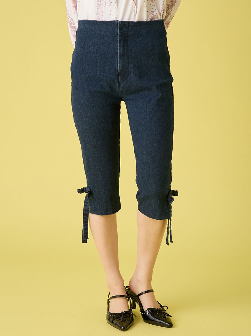 サイドリボンカプリパンツ(ショートパンツ)｜パンツ｜LILY BROWN