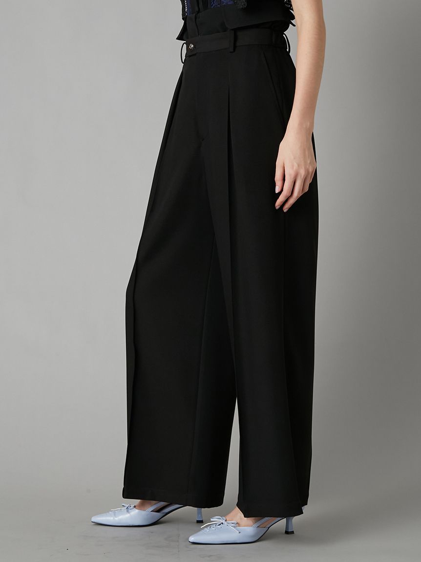 センターラインワイドタックパンツ(ロングパンツ)｜パンツ｜LILY BROWN