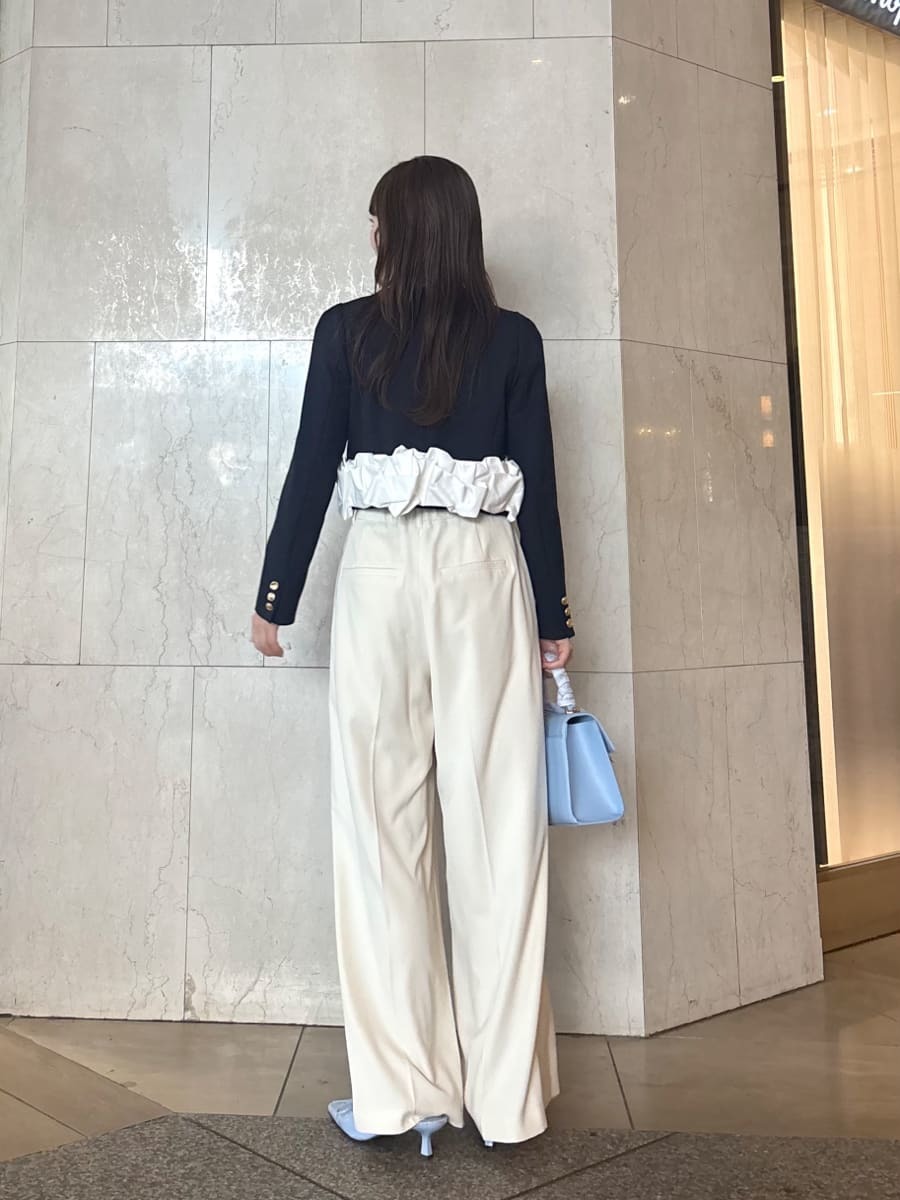 センターラインワイドタックパンツ(ロングパンツ)｜パンツ｜LILY BROWN