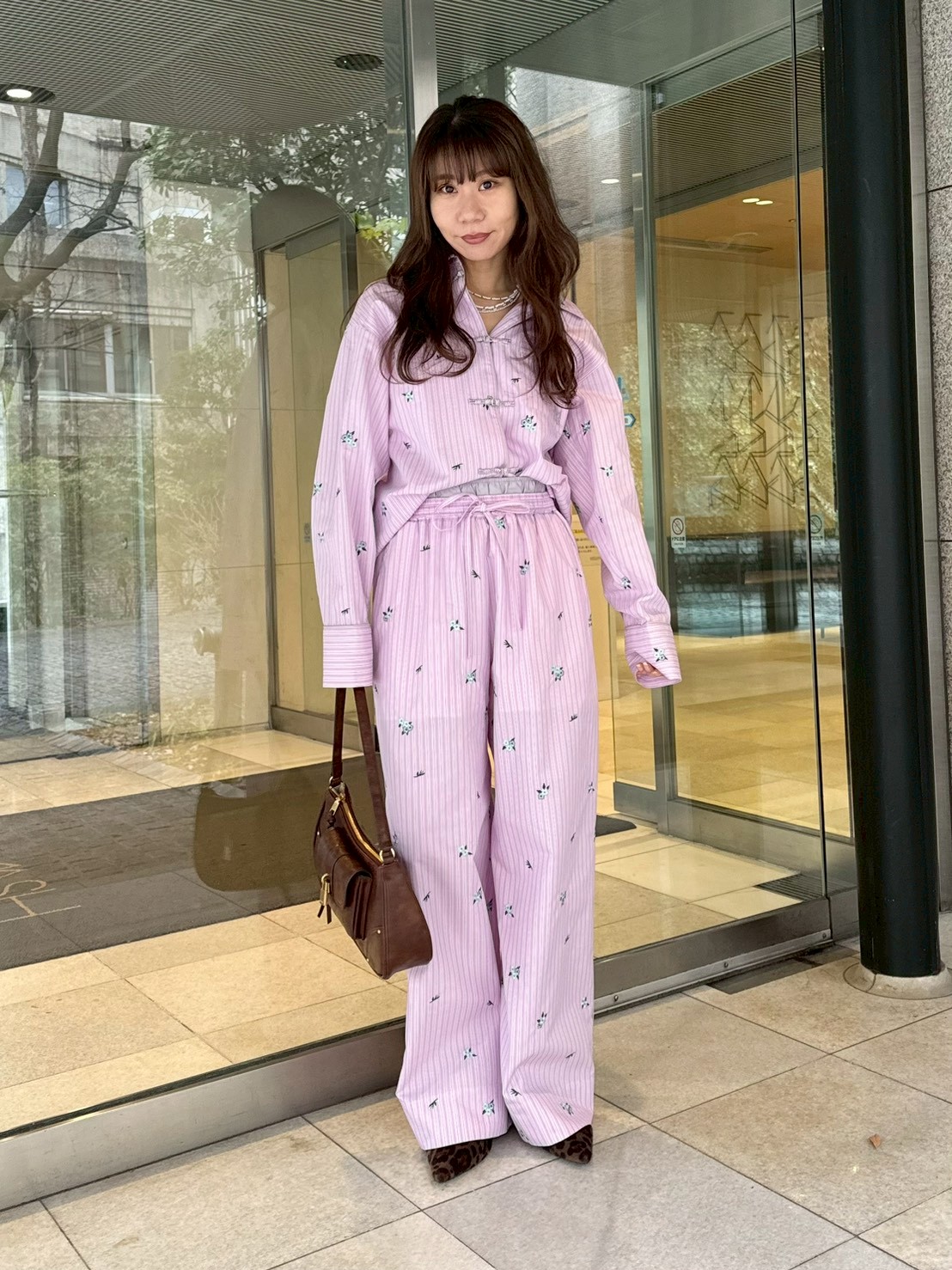 LILY BROWN×KEITA MARUYAMA】レイヤードウエストストライプパンツ