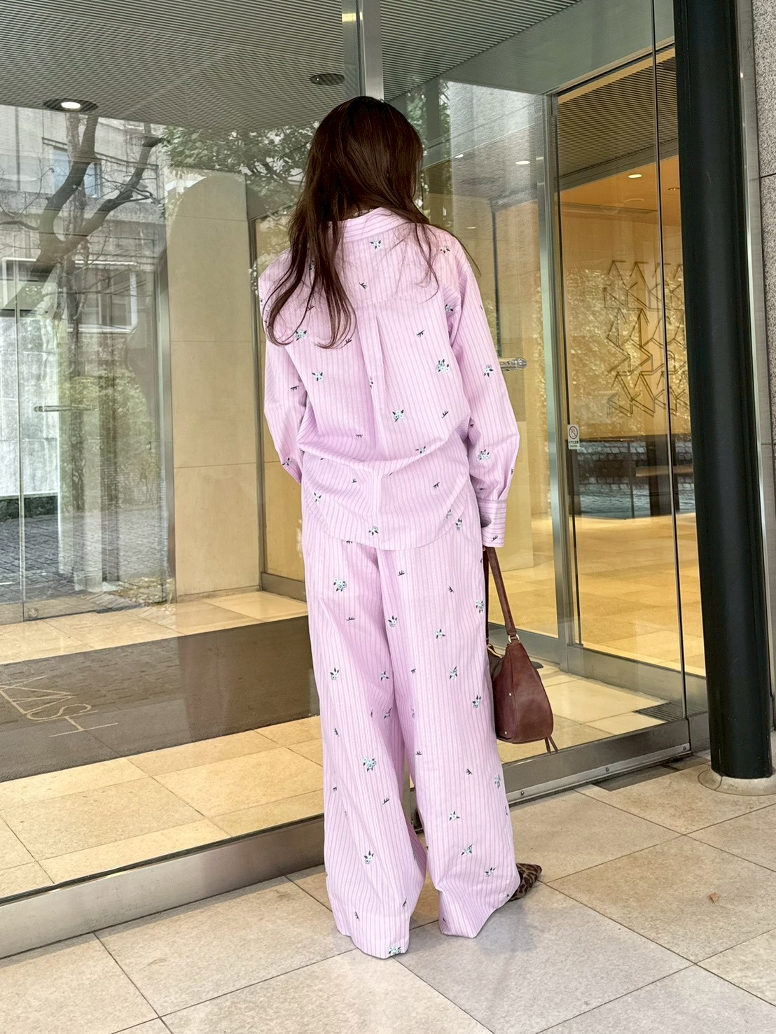 LILY BROWN×KEITA MARUYAMA】レイヤードウエストストライプパンツ