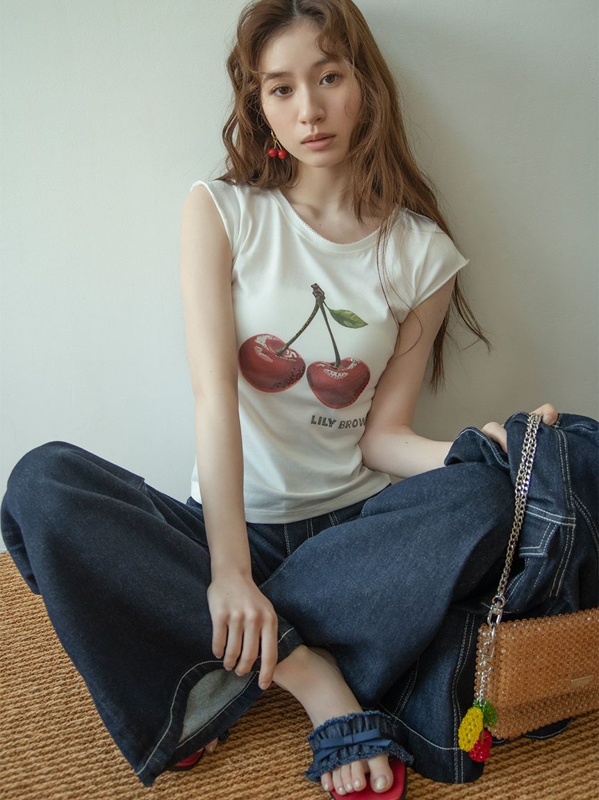 ストレッチセミフレアデニムパンツ(デニムパンツ)｜パンツ｜LILY BROWN