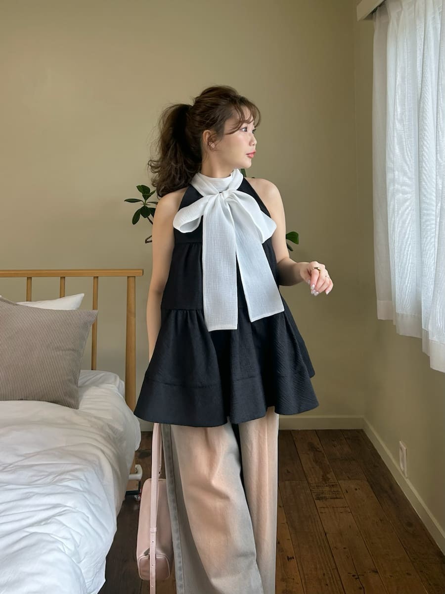 ワイドレッグリラックスデニムパンツ(デニムパンツ)｜パンツ｜LILY