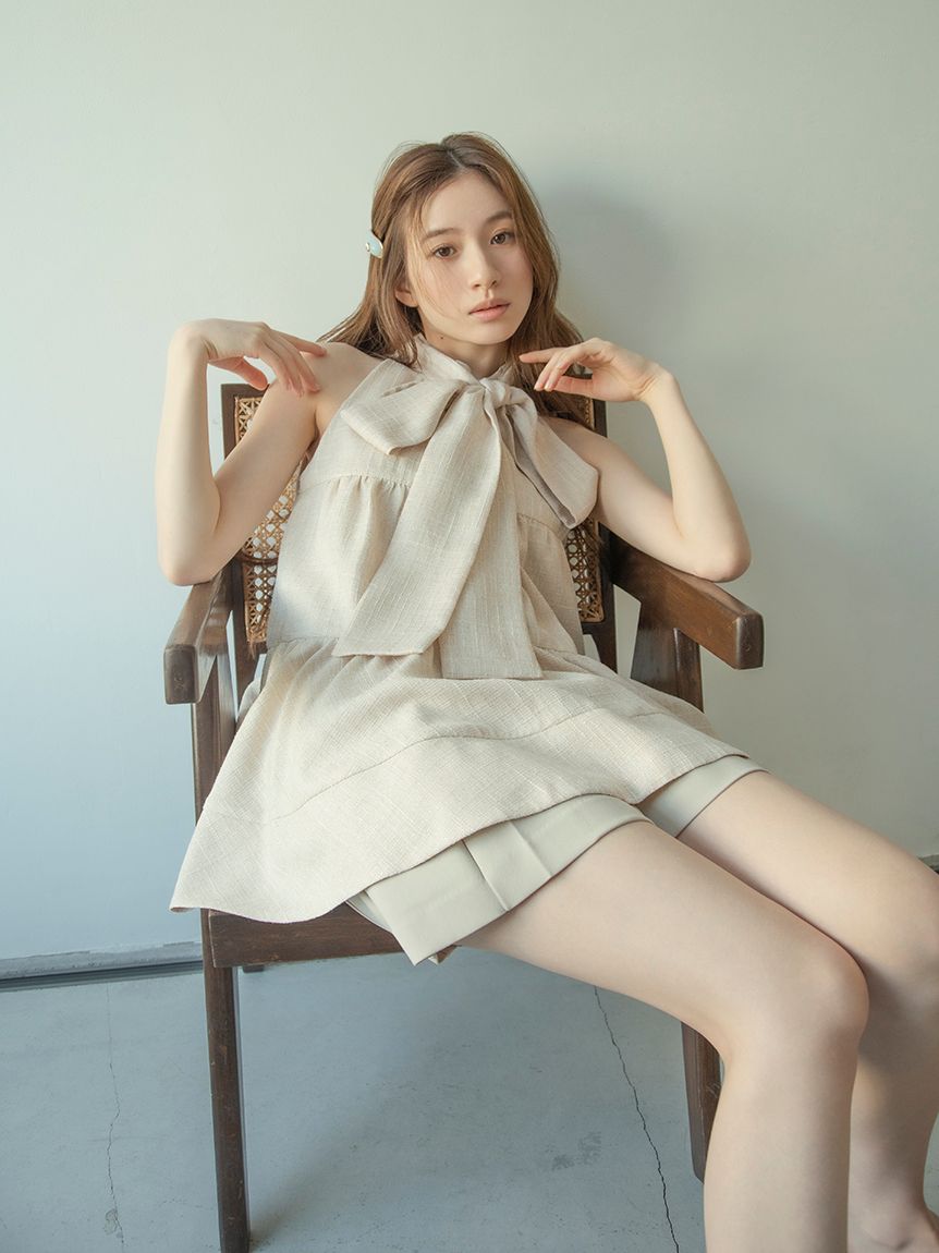 ベルト付きタックショートパンツ(ショートパンツ)｜パンツ｜LILY BROWN