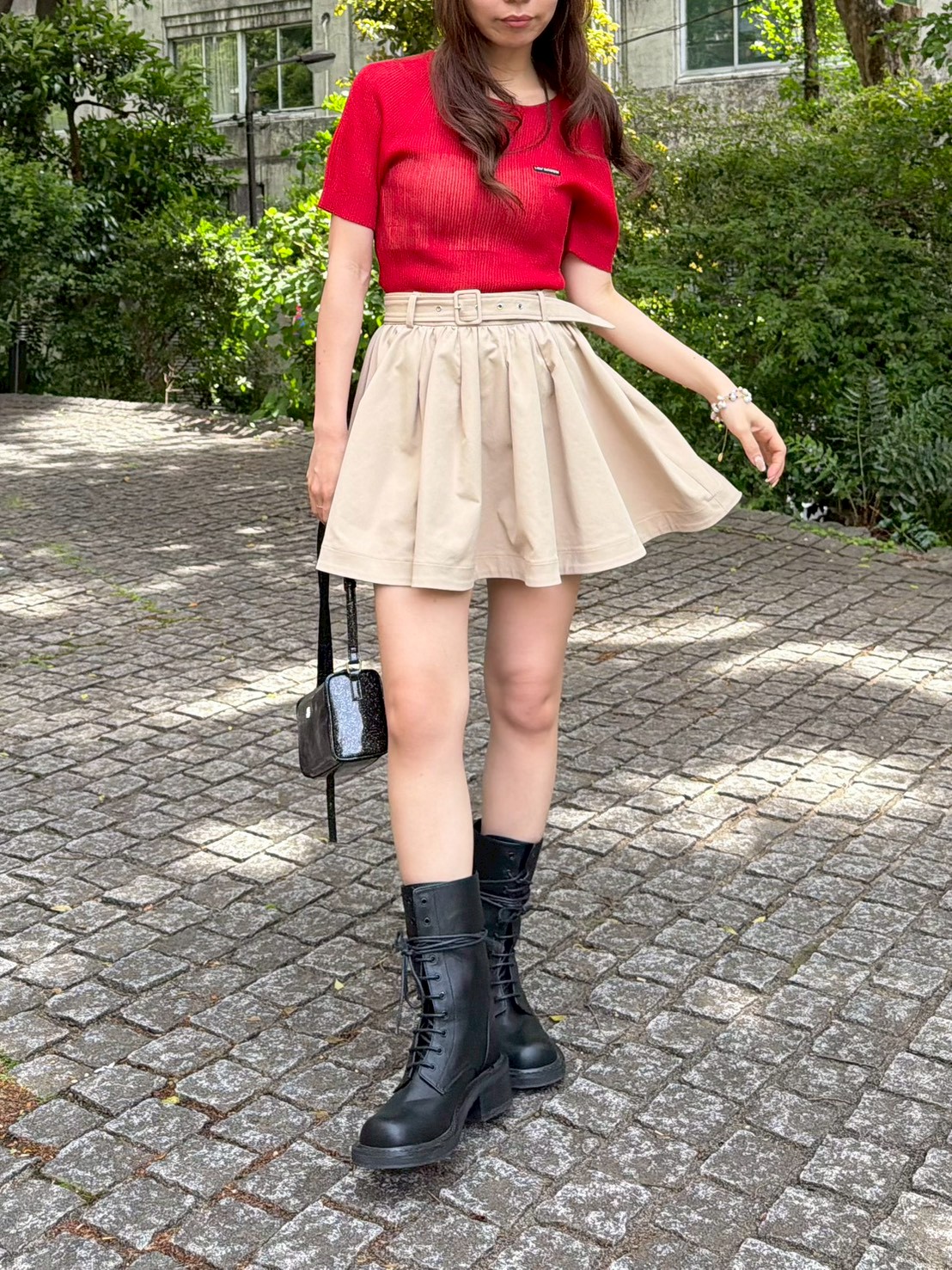 フレアミニスカショーパン(ショートパンツ)｜パンツ｜LILY BROWN