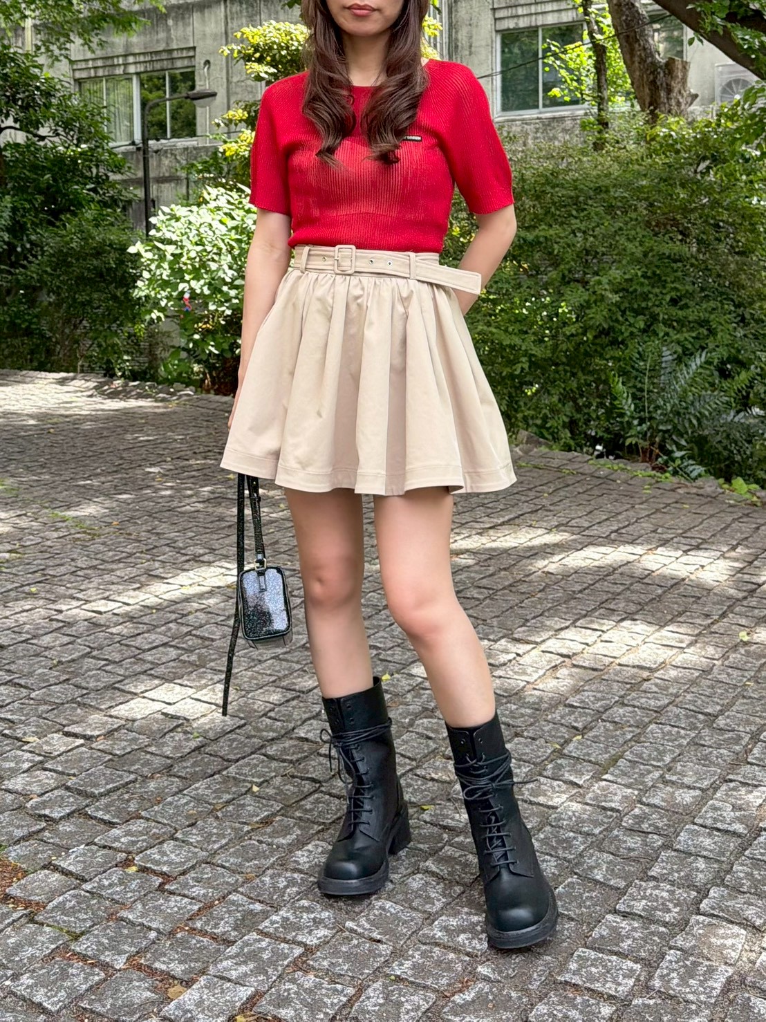フレアミニスカショーパン(ショートパンツ)｜パンツ｜LILY BROWN