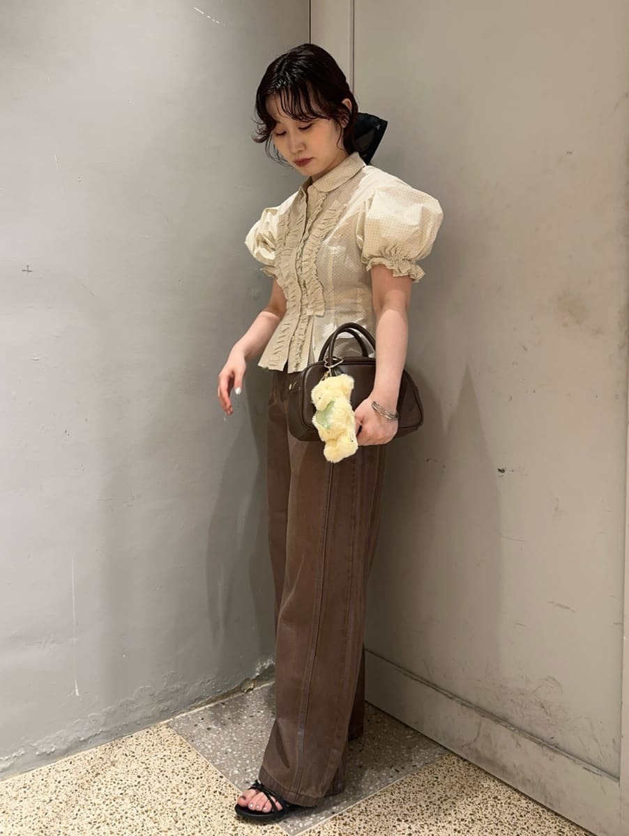 ホイルカーブデニムパンツ(ロングパンツ)｜パンツ｜LILY BROWN（リリー