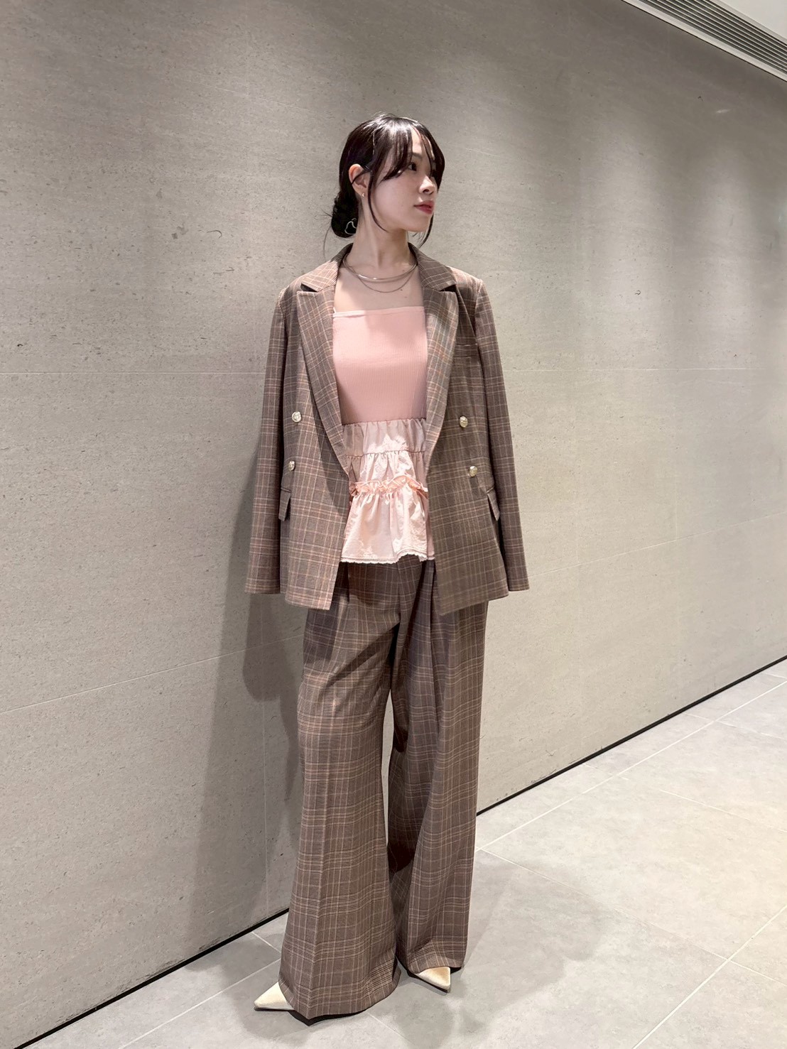パンツ lily blur pants meltthelady ベルト付きスラックス(ロングパンツ)｜PANTS｜LILY BROWN（リリー