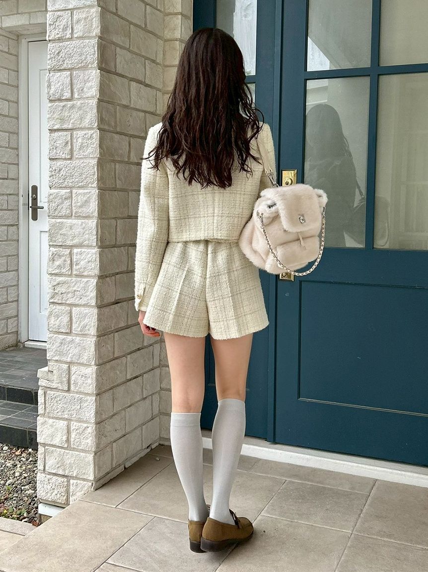 ツイードショートパンツ(ショート・ハーフパンツ)｜PANTS｜LILY BROWN