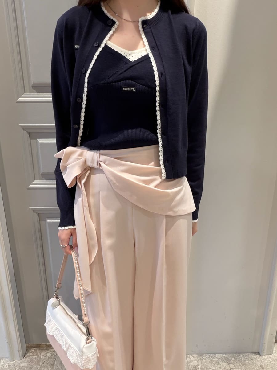 ビックリボンパンツ(ワイドパンツ)｜PANTS｜LILY BROWN（リリー