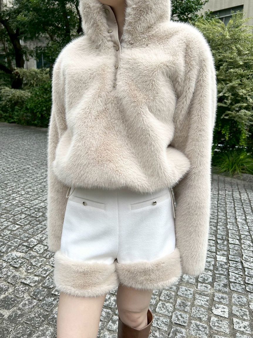 エコファーショートパンツ(ショート・ハーフパンツ)｜PANTS｜LILY
