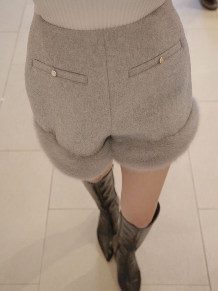 エコファーショートパンツ(ショート・ハーフパンツ)｜PANTS｜LILY