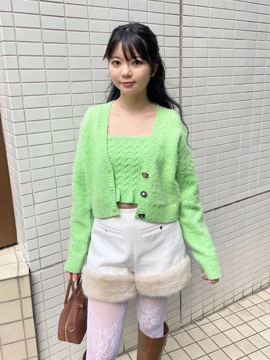 エコファーショートパンツ(ショート・ハーフパンツ)｜PANTS｜LILY