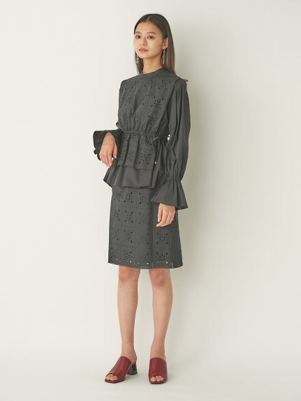 コットンカットワークミニスカート ミニスカート スカート Lily Brown リリーブラウン の通販サイト 公式