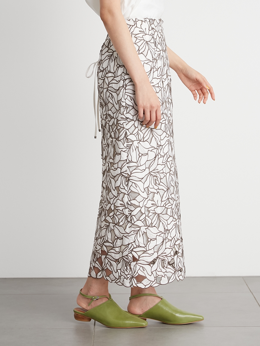 タイプライターレーススカート ロングスカート スカート Lily Brown リリーブラウン の通販サイト 公式