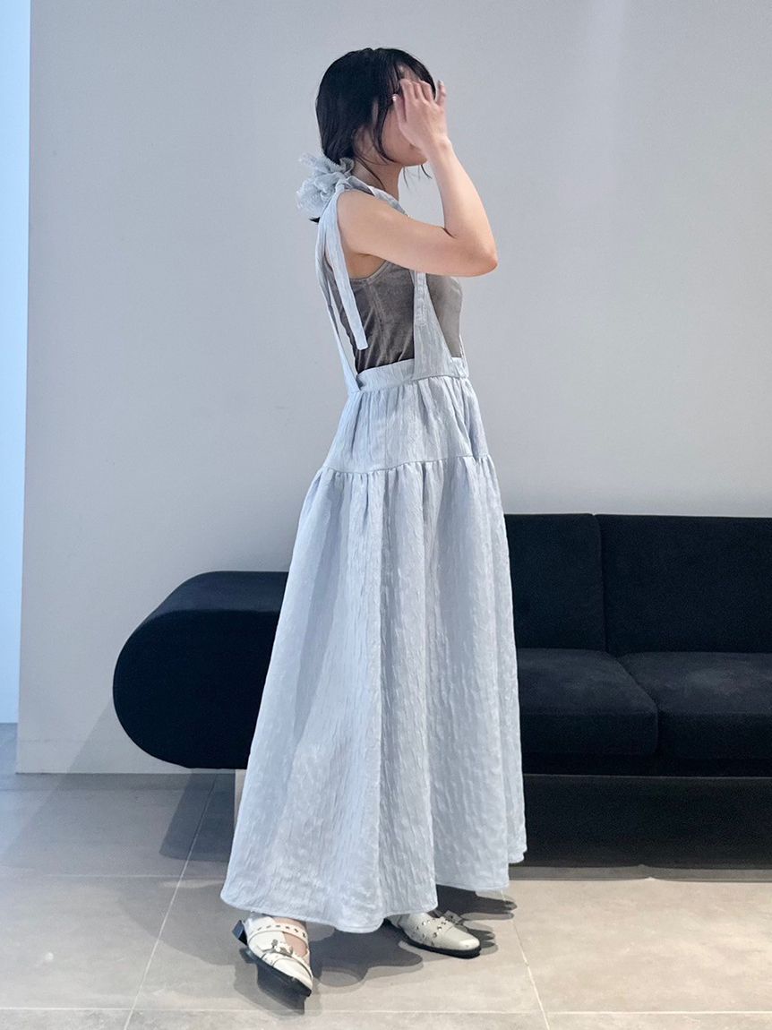 WEB限定カラー】3WAYバルーンジャガードスカート(ロングスカート  