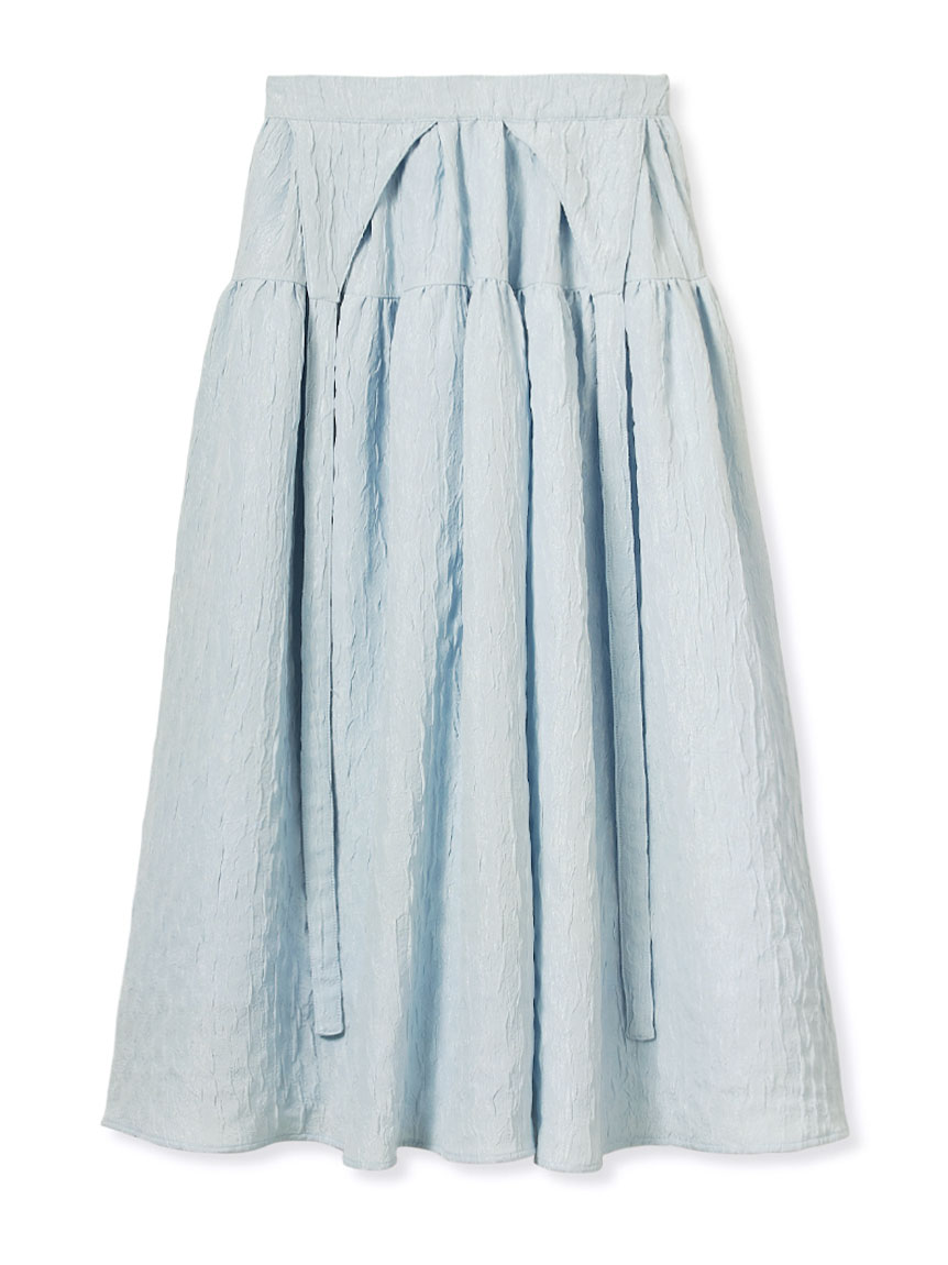 WEB限定カラー】3WAYバルーンジャガードスカート(ロングスカート  