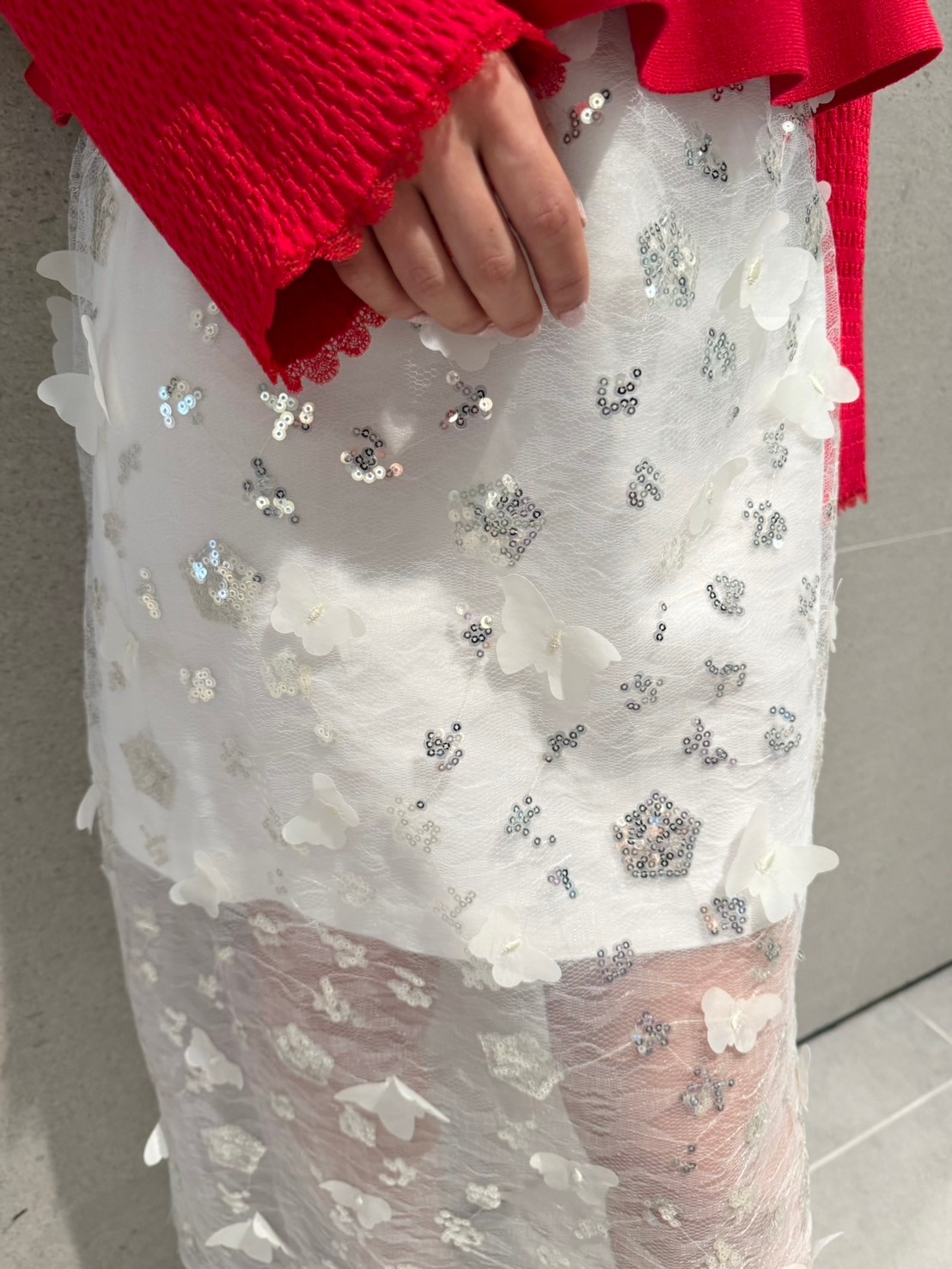 WEB限定カラー】【LILY BROWN × ANNA SUI】バタフライスカート