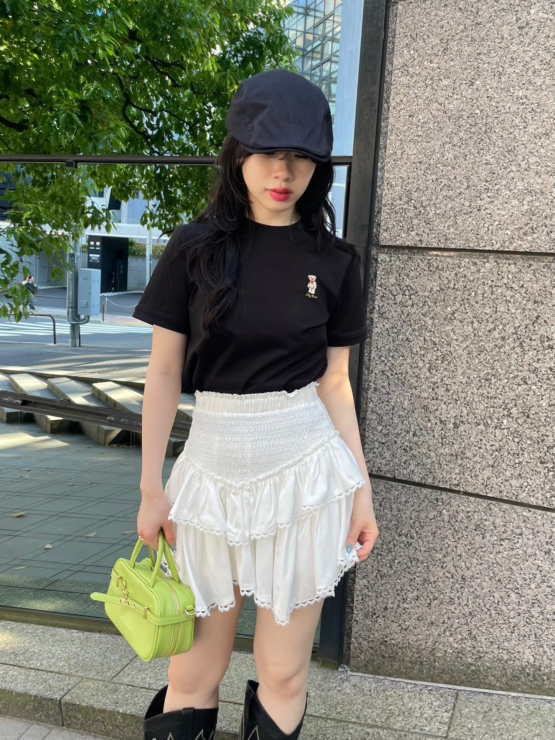 コットンフリルミニスカート Heather｜コットンフリルミニスカート | Rakuten Fashion(楽天